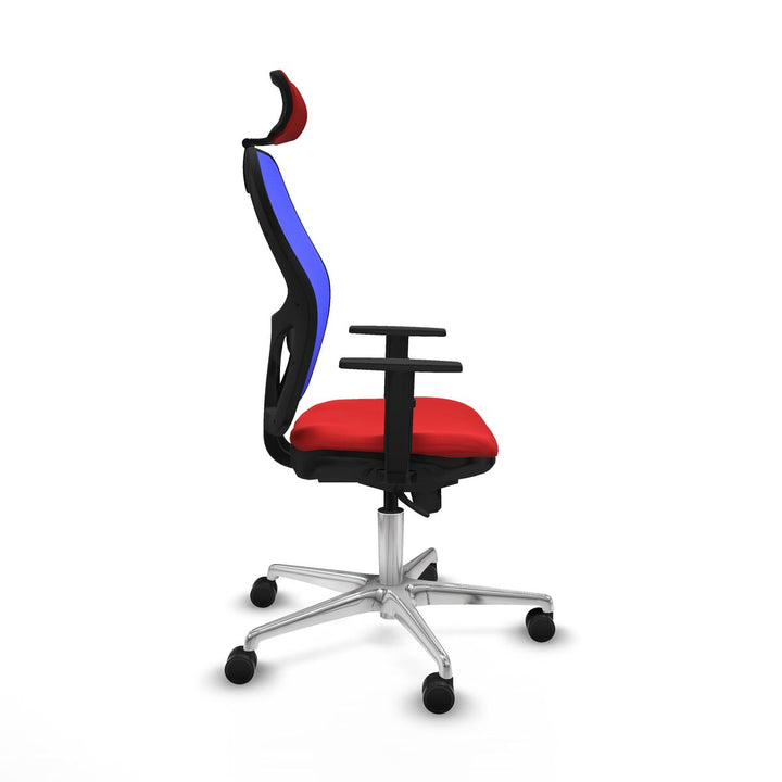 Office Chair with Headrest Piqueras y Crespo 1D086N2 Red