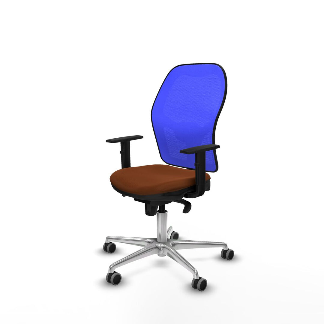 Office Chair Piqueras y Crespo 1D086G0 Blue Brown