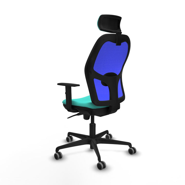 Office Chair with Headrest Piqueras y Crespo 1D036G2 Turquoise