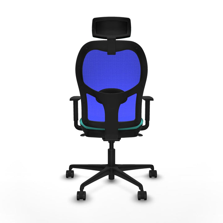 Office Chair with Headrest Piqueras y Crespo 1D036N2 Turquoise