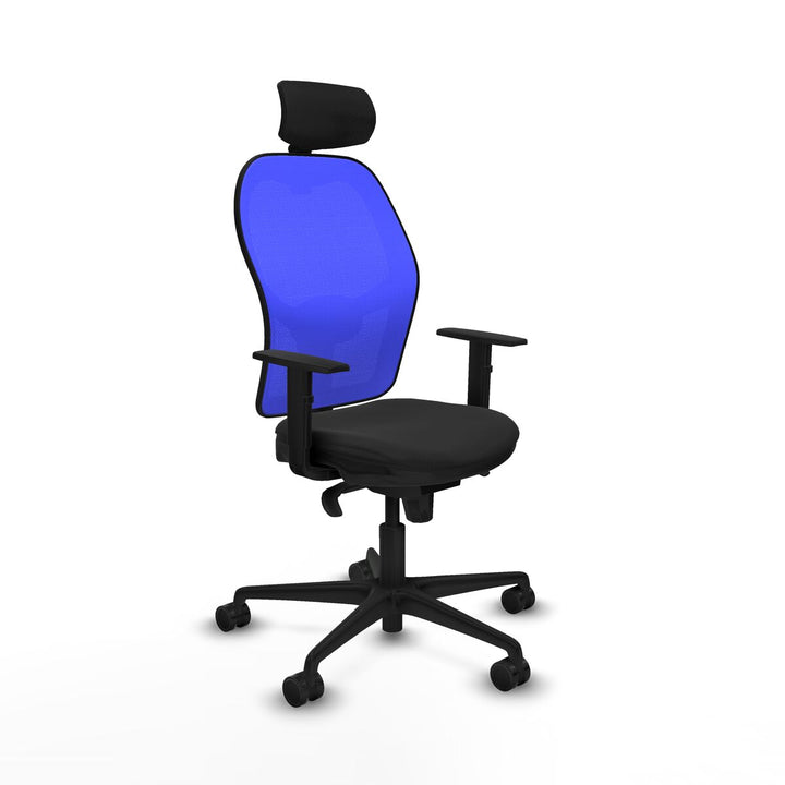 Office Chair with Headrest Piqueras y Crespo 1D036N2 Black