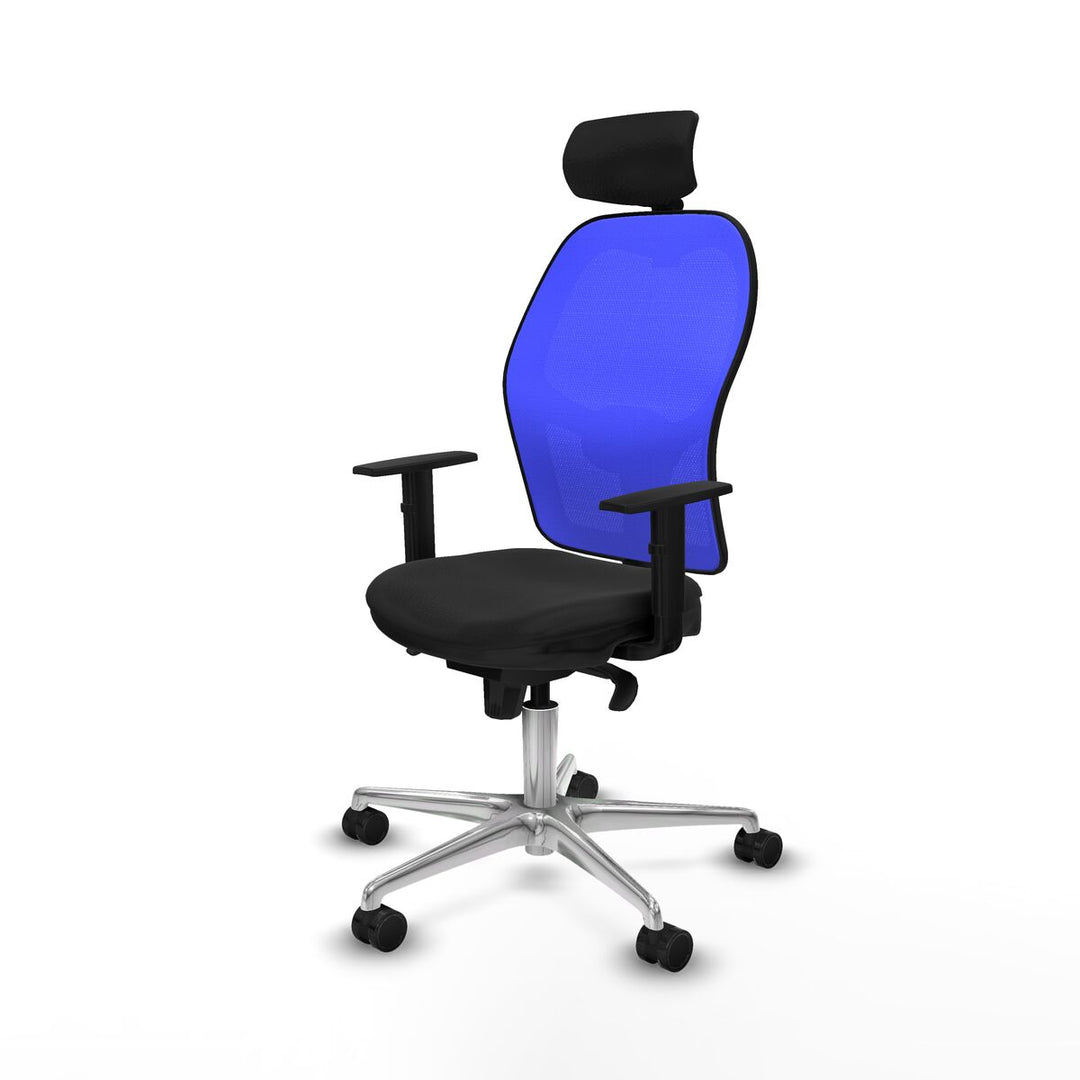 Office Chair with Headrest Piqueras y Crespo 1D086N2 Black