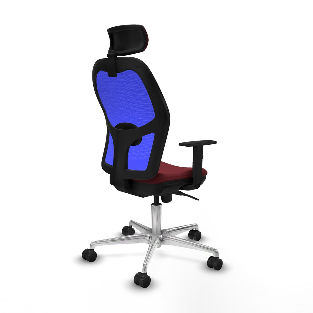 Office Chair with Headrest Piqueras y Crespo 1D086N2 Maroon