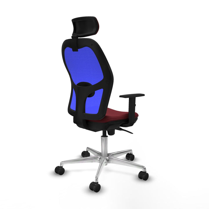 Office Chair with Headrest Piqueras y Crespo 1D086N2 Maroon
