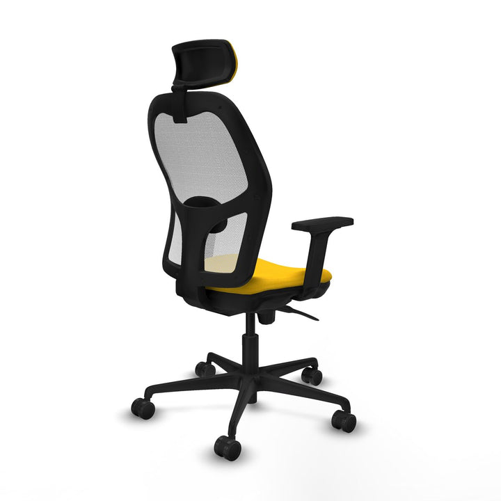 Office Chair with Headrest Piqueras y Crespo 2D036N2 Yellow