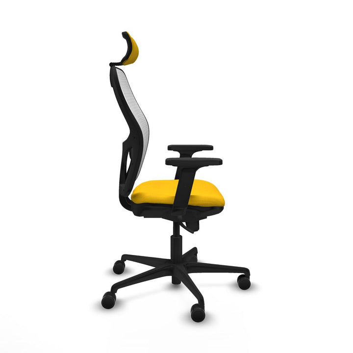 Office Chair with Headrest Piqueras y Crespo 2D036N2 Yellow