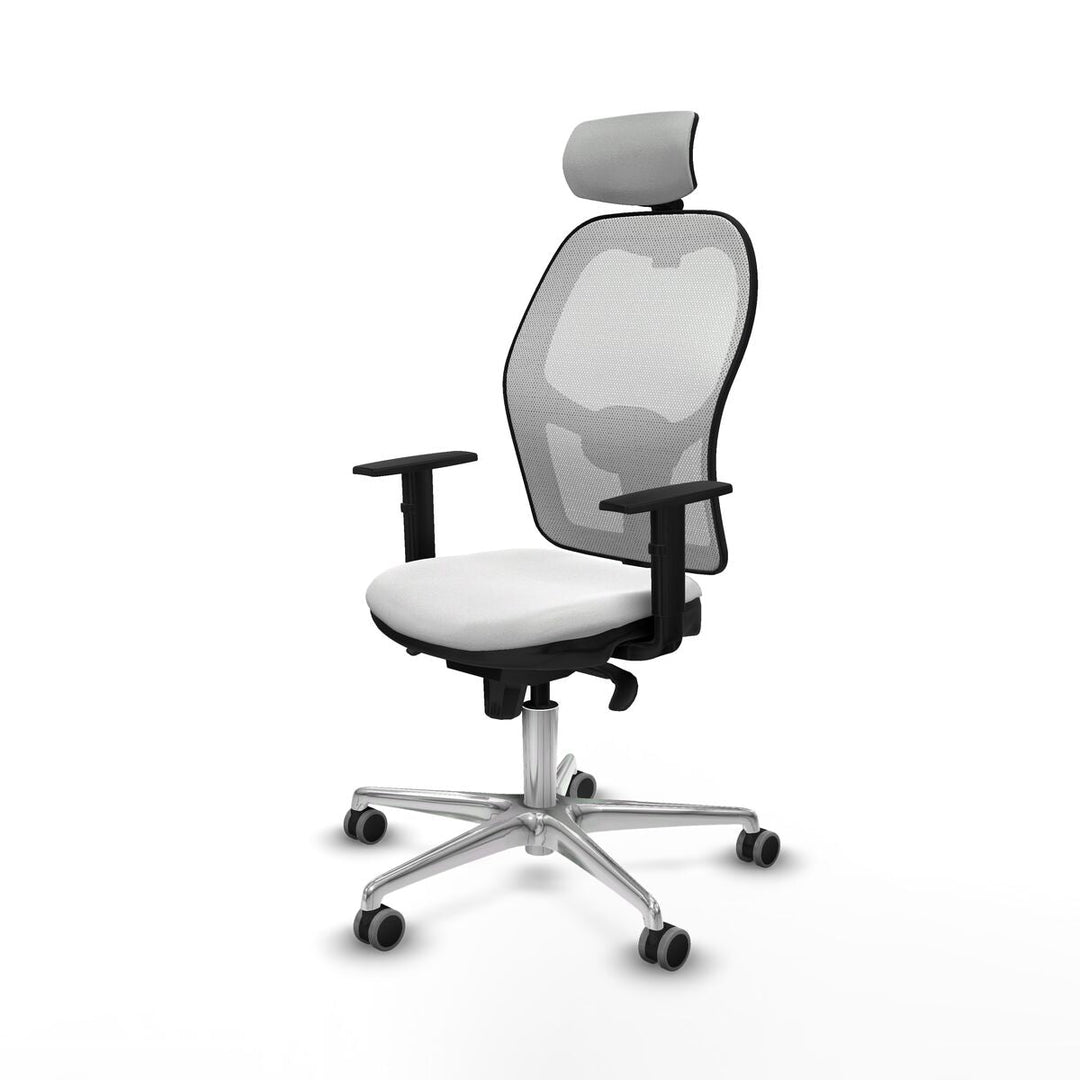 Office Chair with Headrest Piqueras y Crespo 1D086G2 White