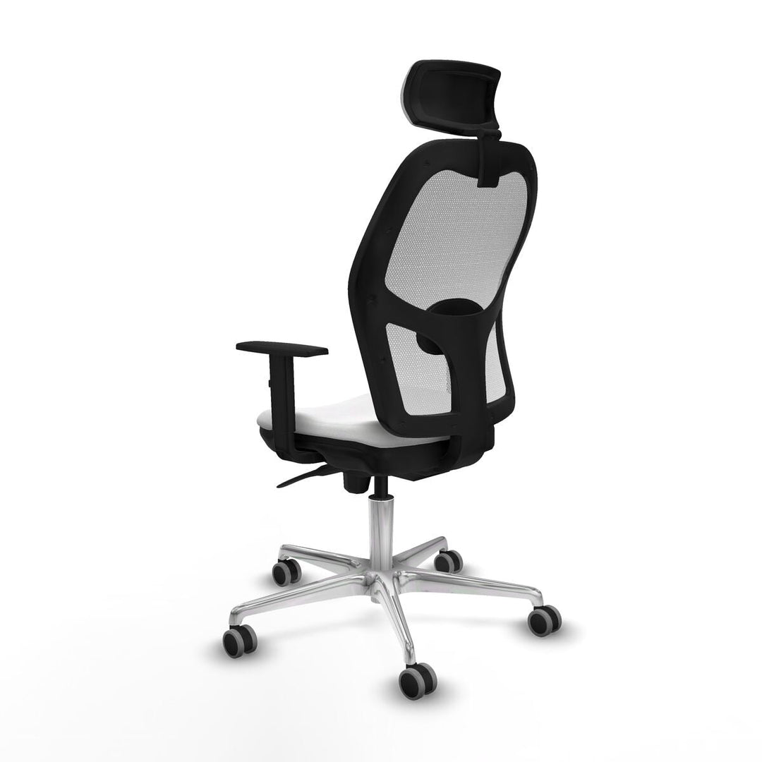 Office Chair with Headrest Piqueras y Crespo 1D086G2 White