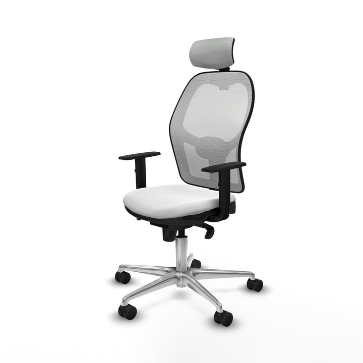 Office Chair with Headrest Piqueras y Crespo 1D086N2 White
