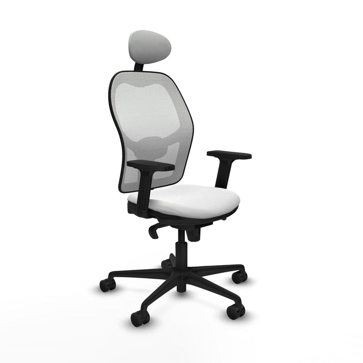 Office Chair with Headrest Piqueras y Crespo 2D036N1 White