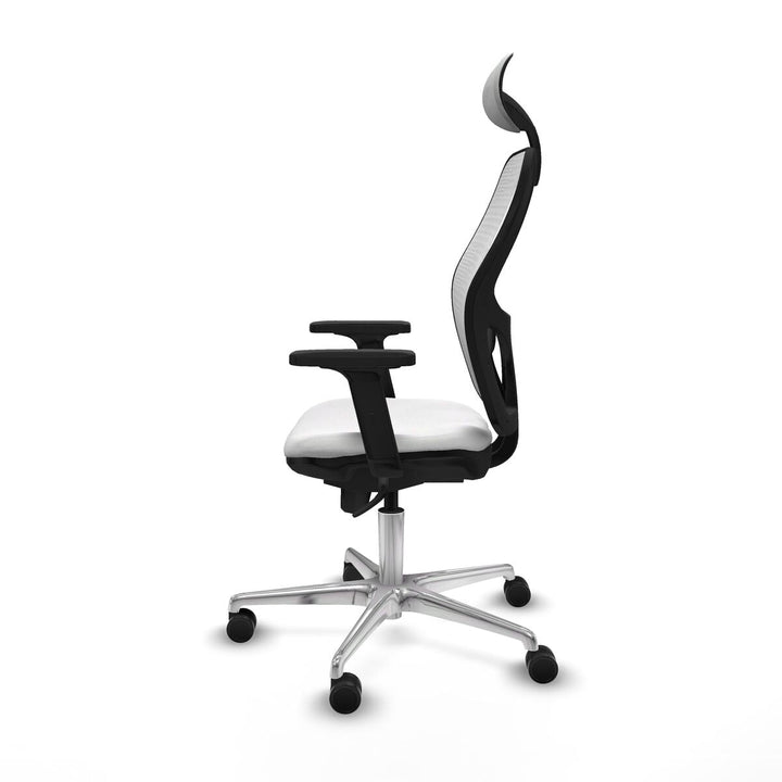 Office Chair with Headrest Piqueras y Crespo 2D086N1 White