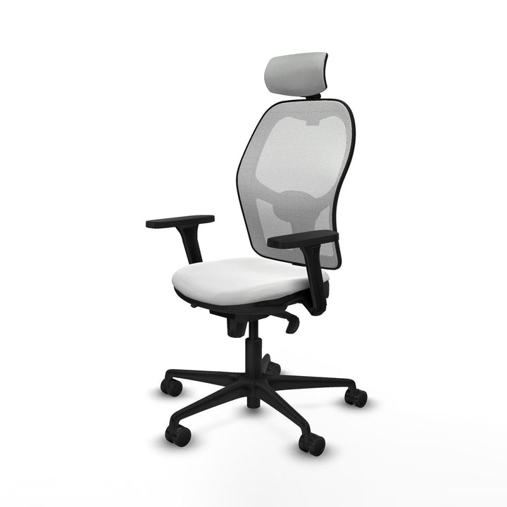 Office Chair with Headrest Piqueras y Crespo 3D036N2 White