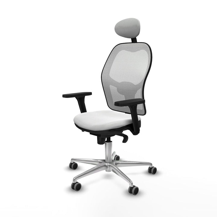 Office Chair with Headrest Piqueras y Crespo 3D086G1 White