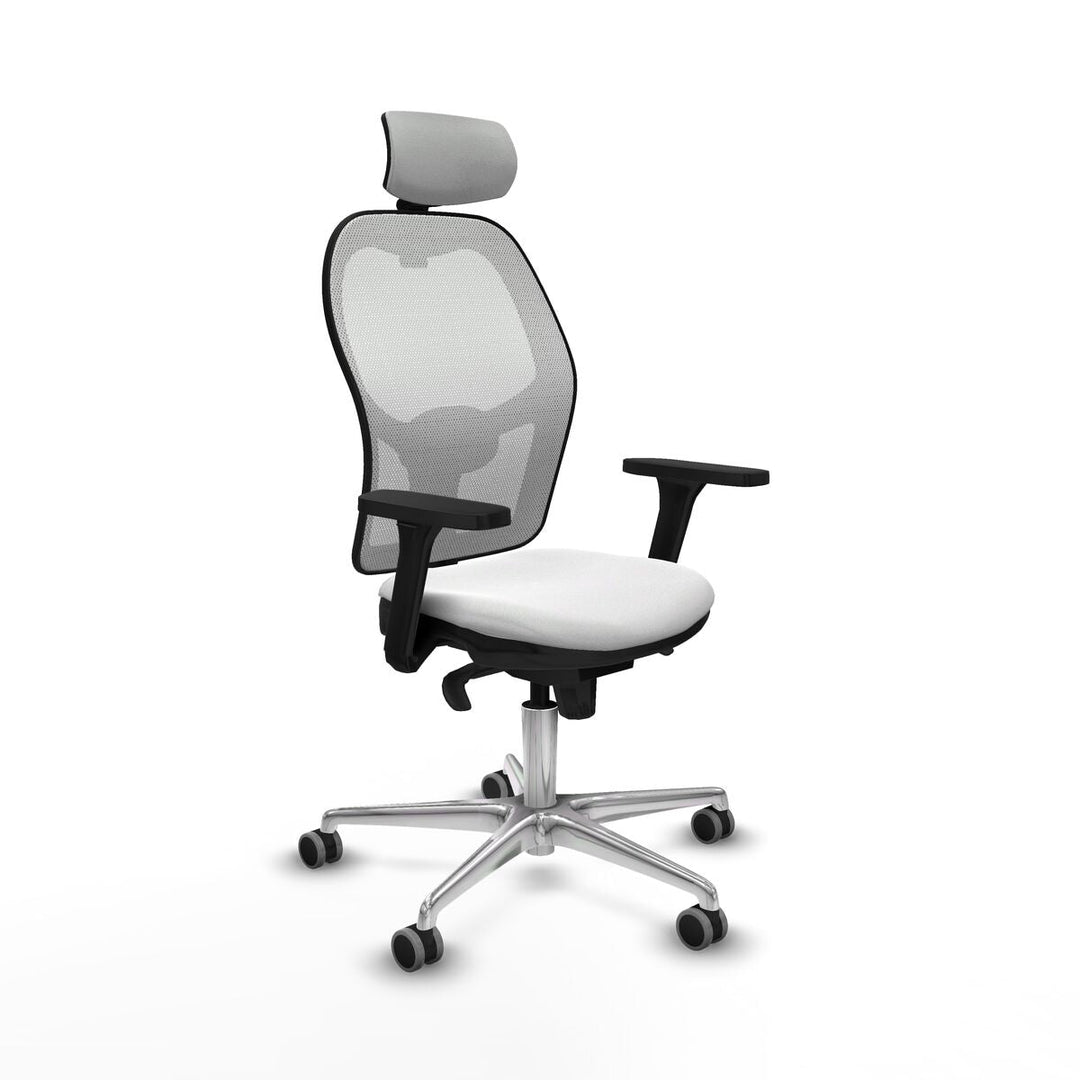Office Chair with Headrest Piqueras y Crespo 3D086G2 White