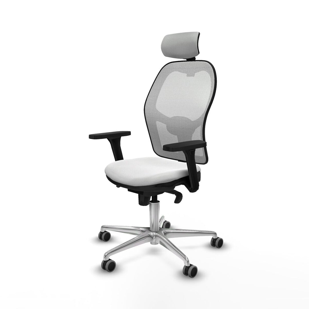 Office Chair with Headrest Piqueras y Crespo 3D086G2 White