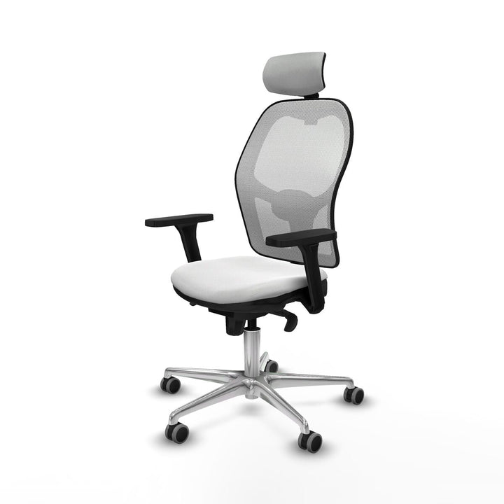 Office Chair with Headrest Piqueras y Crespo 3D086G2 White