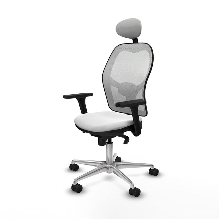 Office Chair with Headrest Piqueras y Crespo 3D086N1 White