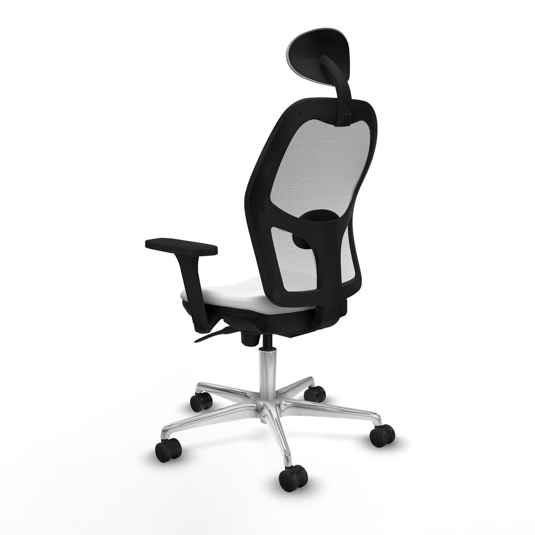 Office Chair with Headrest Piqueras y Crespo 3D086N1 White