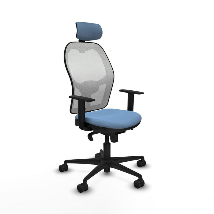 Office Chair with Headrest Piqueras y Crespo 1D036N2 Sky blue