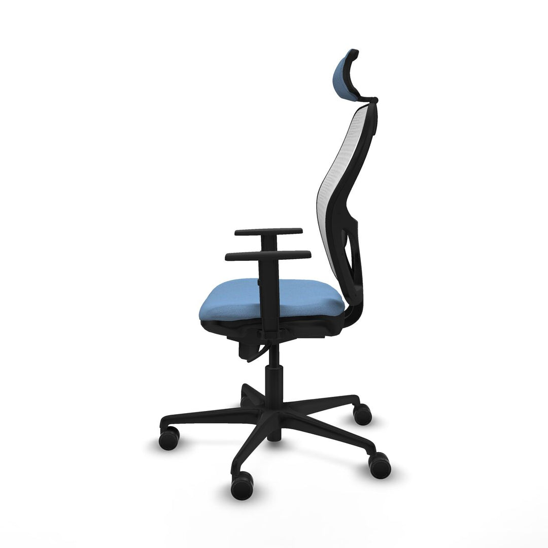 Office Chair with Headrest Piqueras y Crespo 1D036N2 Sky blue