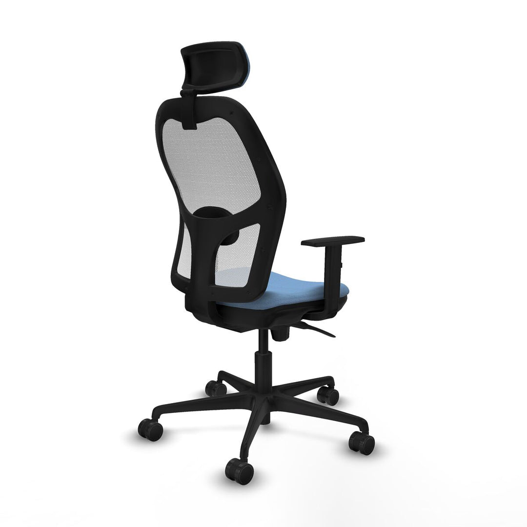Office Chair with Headrest Piqueras y Crespo 1D036N2 Sky blue