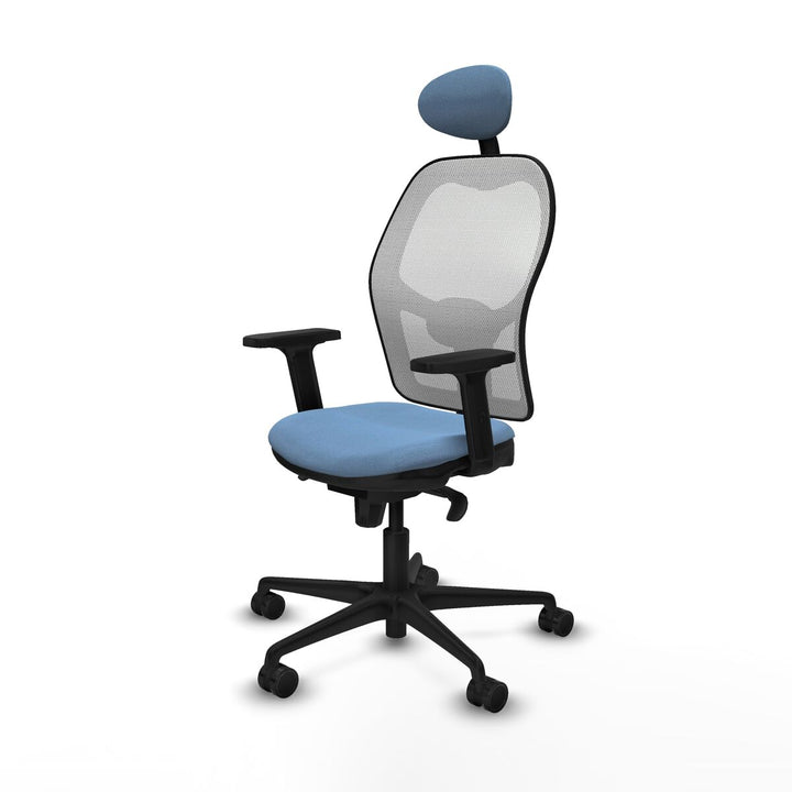 Office Chair with Headrest Piqueras y Crespo 2D036N1 Sky blue