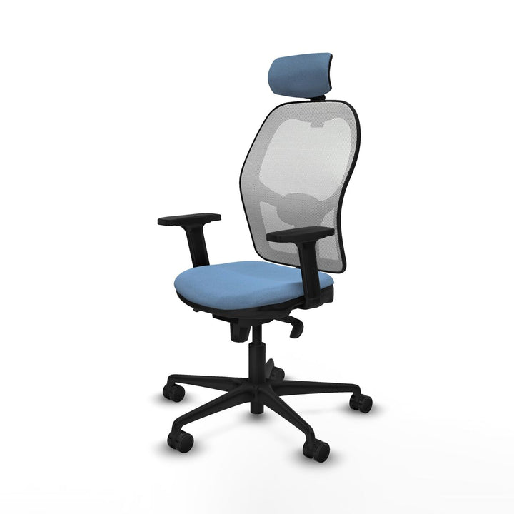 Office Chair with Headrest Piqueras y Crespo 2D036N2 Sky blue
