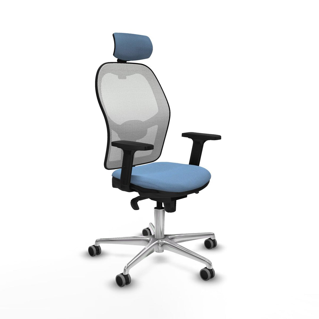 Office Chair with Headrest Piqueras y Crespo 2D086G2 Sky blue
