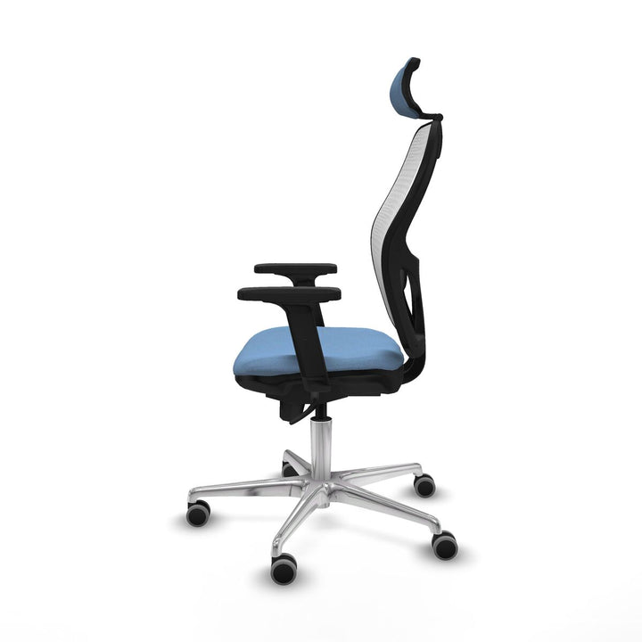 Office Chair with Headrest Piqueras y Crespo 2D086G2 Sky blue