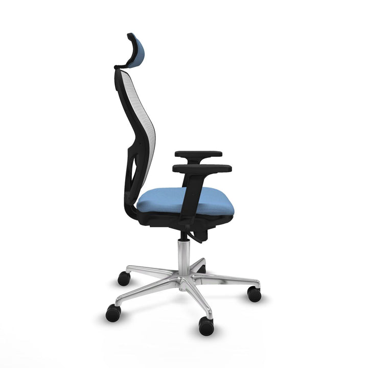 Office Chair with Headrest Piqueras y Crespo 2D086N2 Sky blue