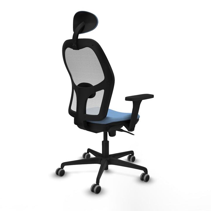 Office Chair with Headrest Piqueras y Crespo 3D036G1 Sky blue