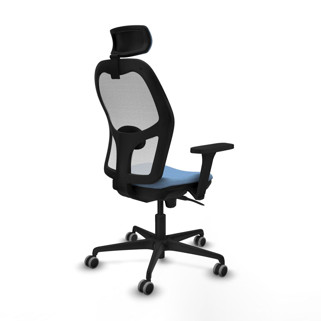 Office Chair with Headrest Piqueras y Crespo 3D036G2 Sky blue