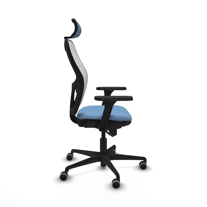 Office Chair with Headrest Piqueras y Crespo 3D036G2 Sky blue