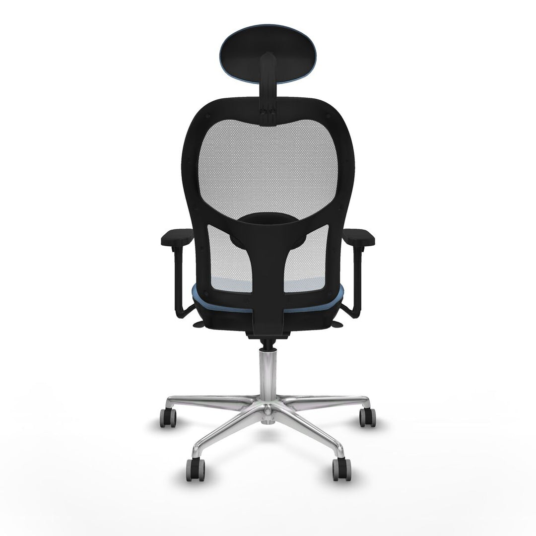 Office Chair with Headrest Piqueras y Crespo 3D086G1 Sky blue