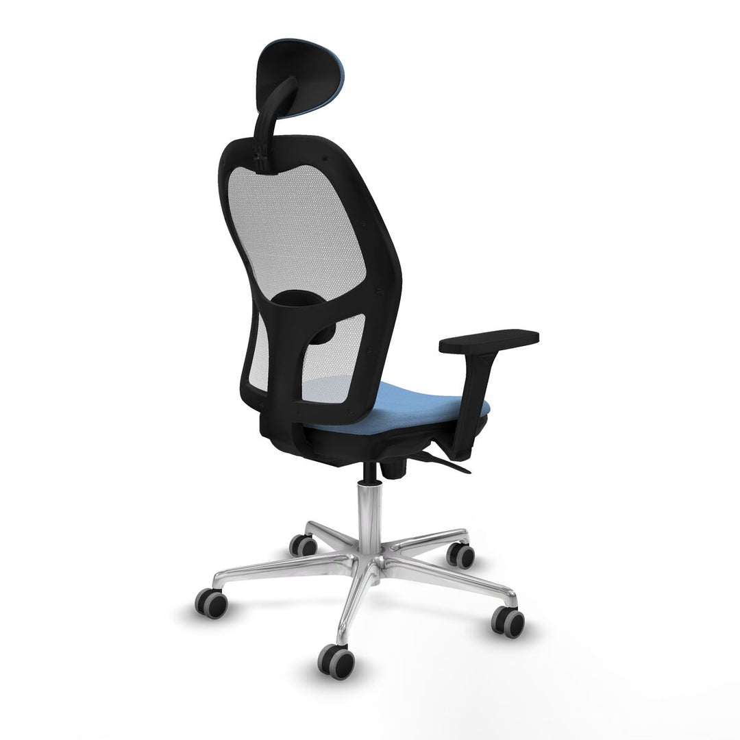 Office Chair with Headrest Piqueras y Crespo 3D086G1 Sky blue