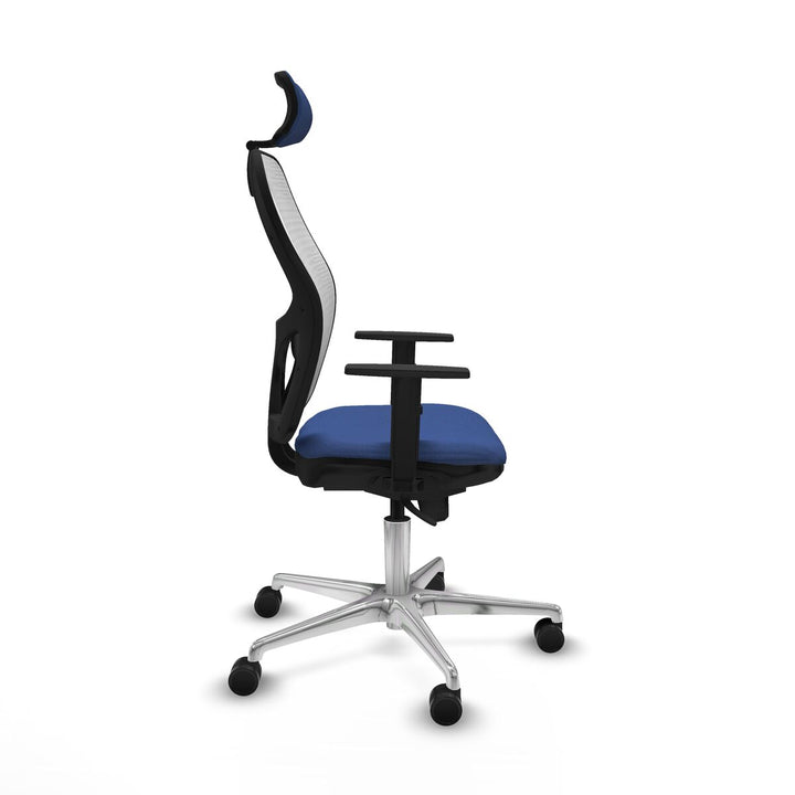 Office Chair with Headrest Piqueras y Crespo 1D086N2 Navy Blue