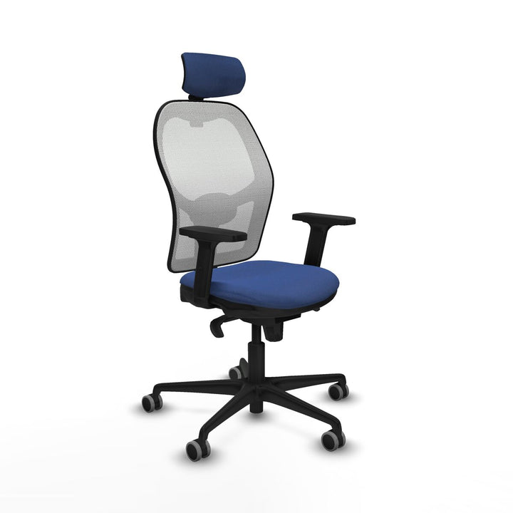 Office Chair with Headrest Piqueras y Crespo 2D036G2 Navy Blue