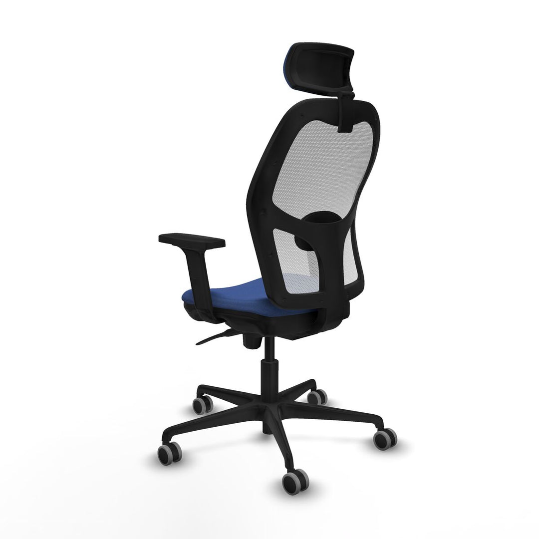 Office Chair with Headrest Piqueras y Crespo 2D036G2 Navy Blue