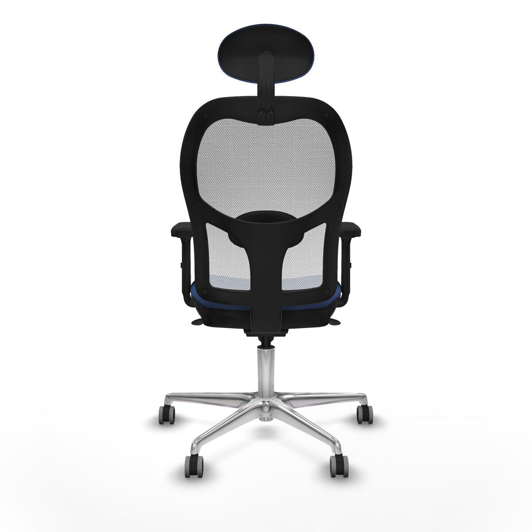 Office Chair with Headrest Piqueras y Crespo 2D086G1 Navy Blue