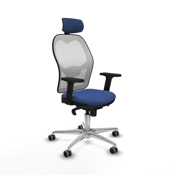 Office Chair with Headrest Piqueras y Crespo 2D086G2 Navy Blue