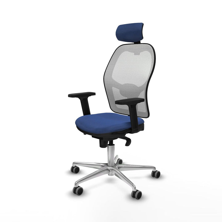 Office Chair with Headrest Piqueras y Crespo 2D086G2 Navy Blue