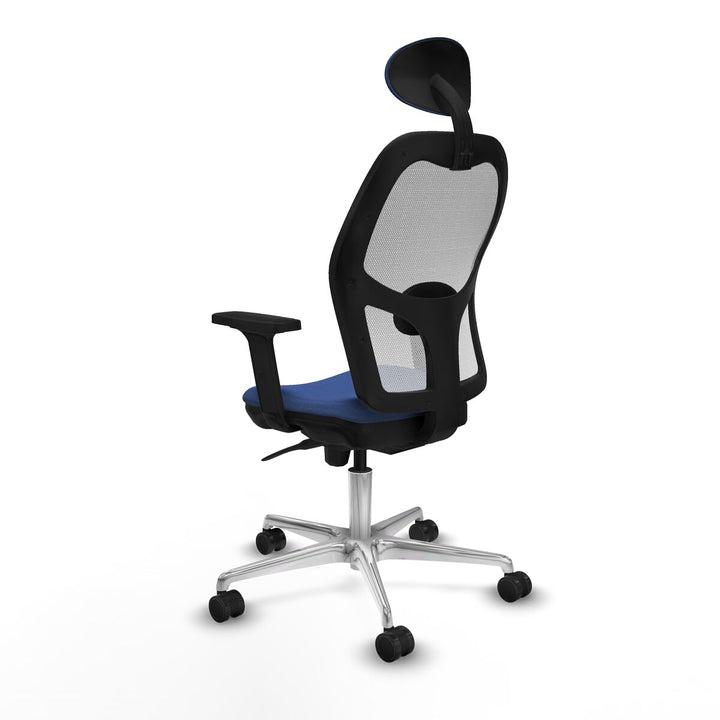 Office Chair with Headrest Piqueras y Crespo 2D086N1 Navy Blue