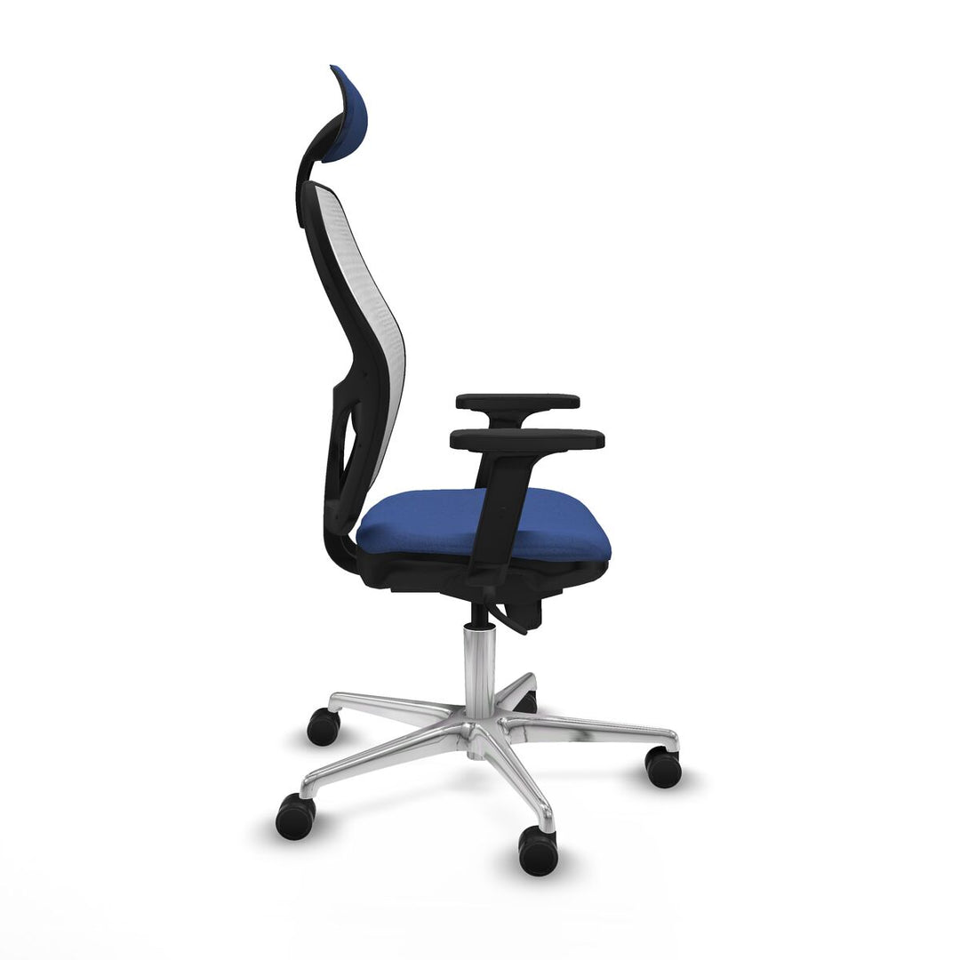 Office Chair with Headrest Piqueras y Crespo 2D086N1 Navy Blue