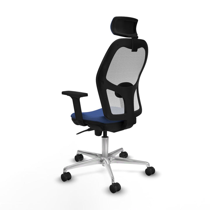 Office Chair with Headrest Piqueras y Crespo 2D086N2 Navy Blue
