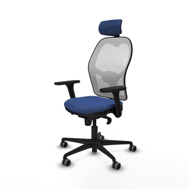 Office Chair with Headrest Piqueras y Crespo 3D036G2 Navy Blue