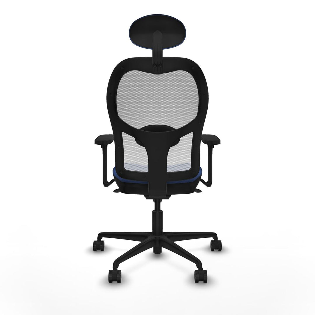 Office Chair with Headrest Piqueras y Crespo 3D036N1 Navy Blue