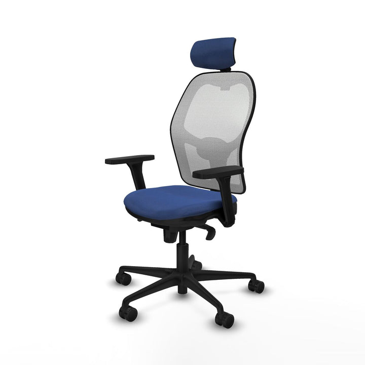 Office Chair with Headrest Piqueras y Crespo 3D036N2 Navy Blue