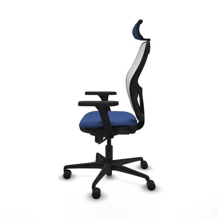 Office Chair with Headrest Piqueras y Crespo 3D036N2 Navy Blue