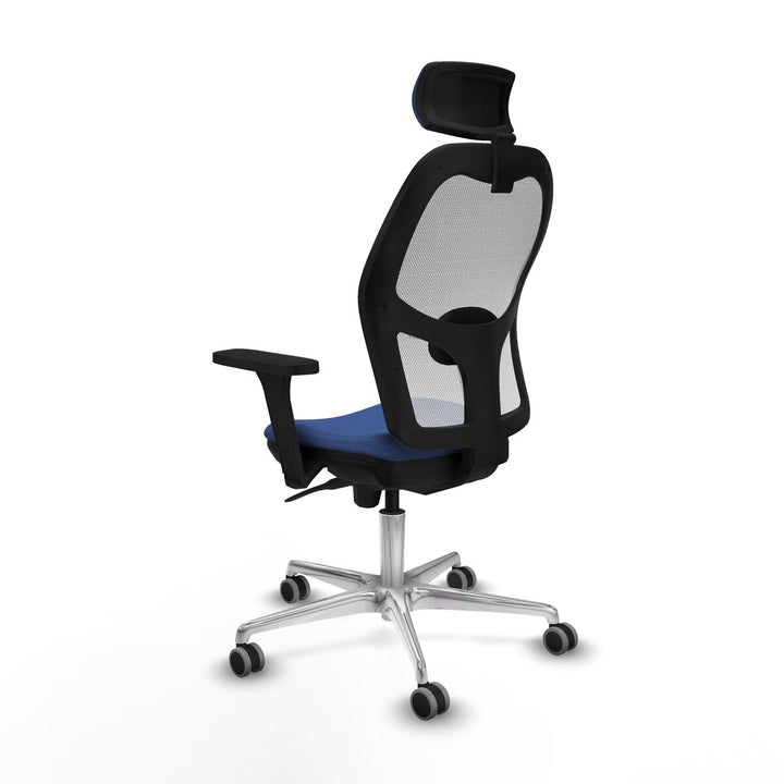 Office Chair with Headrest Piqueras y Crespo 3D086G2 Navy Blue