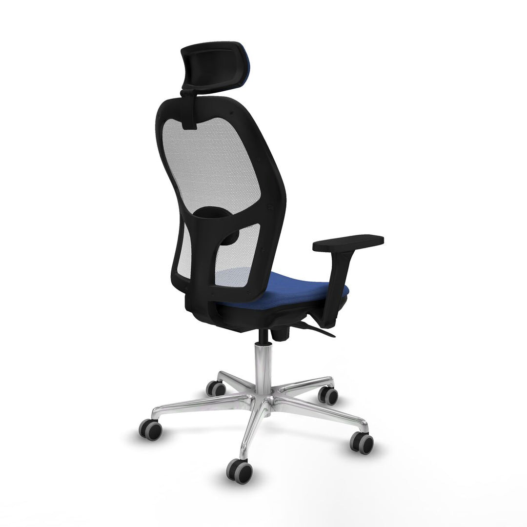 Office Chair with Headrest Piqueras y Crespo 3D086G2 Navy Blue